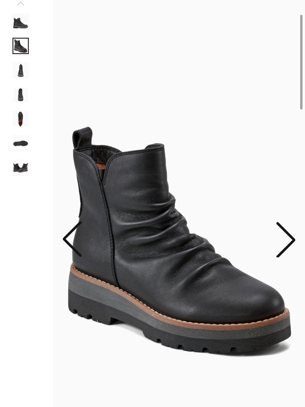 Sofft Black Leather Pecola Black Boot- size 9
